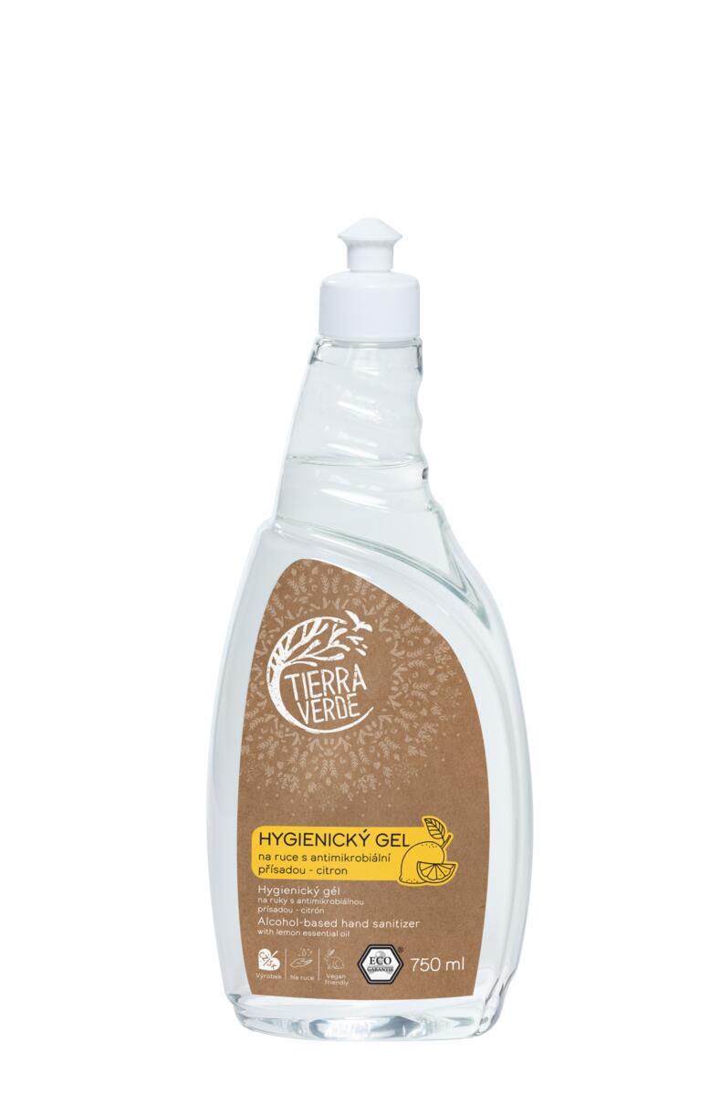  Hygienický gel na ruce citron (lahev 750 ml)