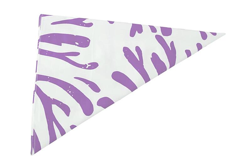  Kapesník dámský – potištěné fialové větve (28×28 cm) 1 ks