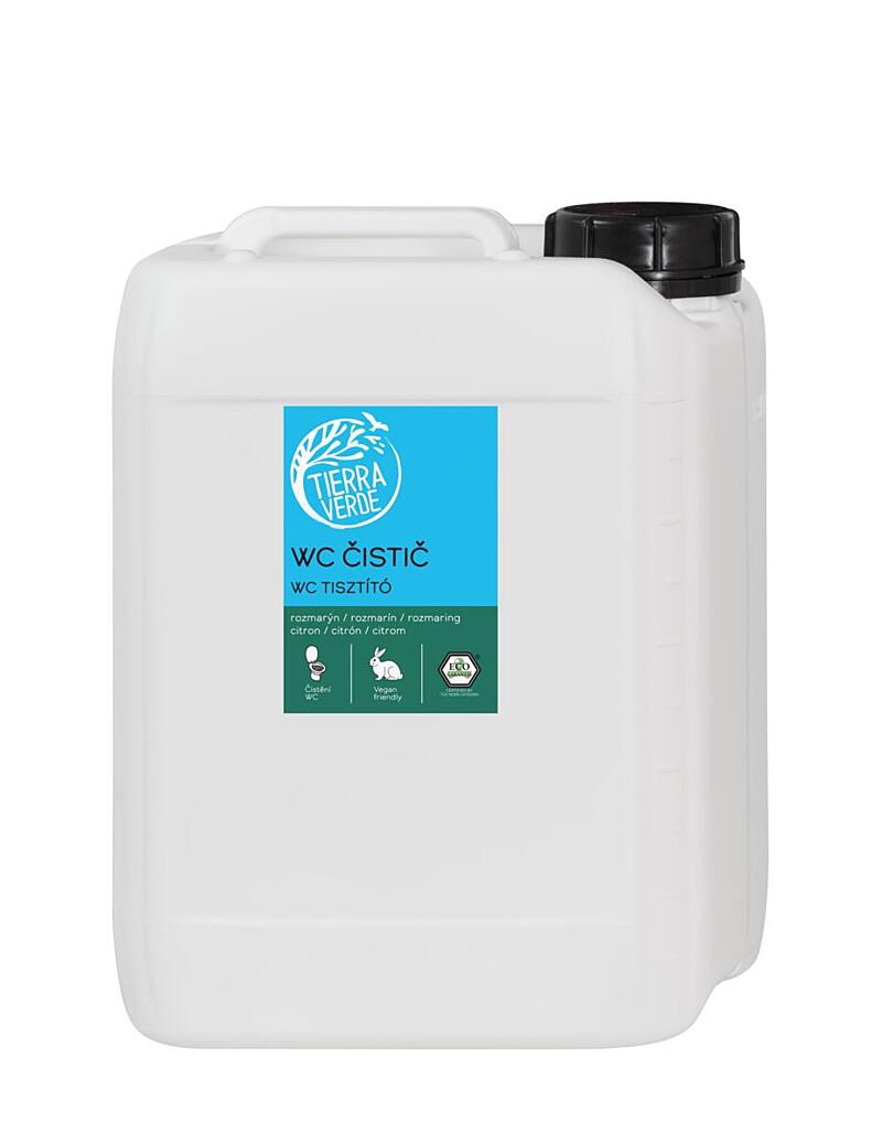  WC tisztító rozmaring és citrom illóolajjal (5 l kanna) DE+EN+BG