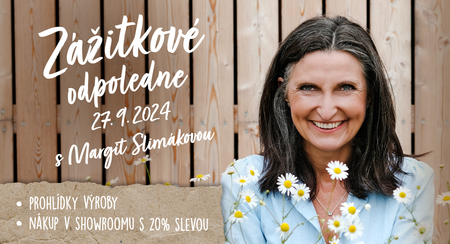 Zážitkové odpoledne s Margit Slimákovou 27. září  2024